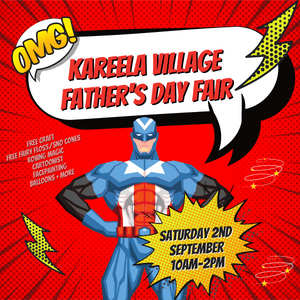 fathers day fair post at kareela village on 2nd September 2023.